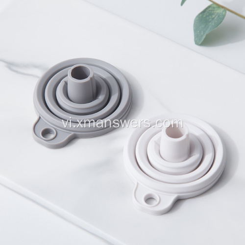 Nhà bếp gia dụng phễu silicone gia vị phễu rượu